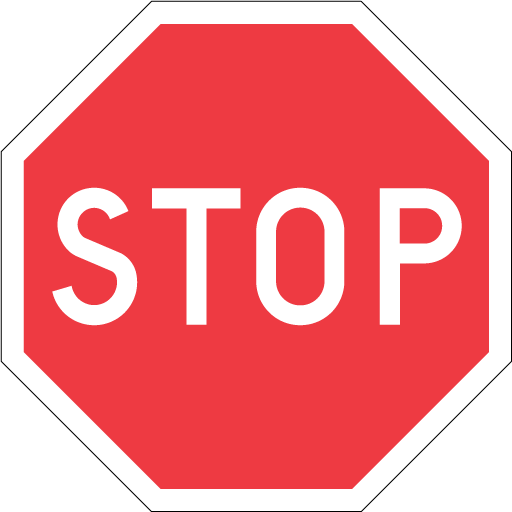 Vägmärke stopplikt